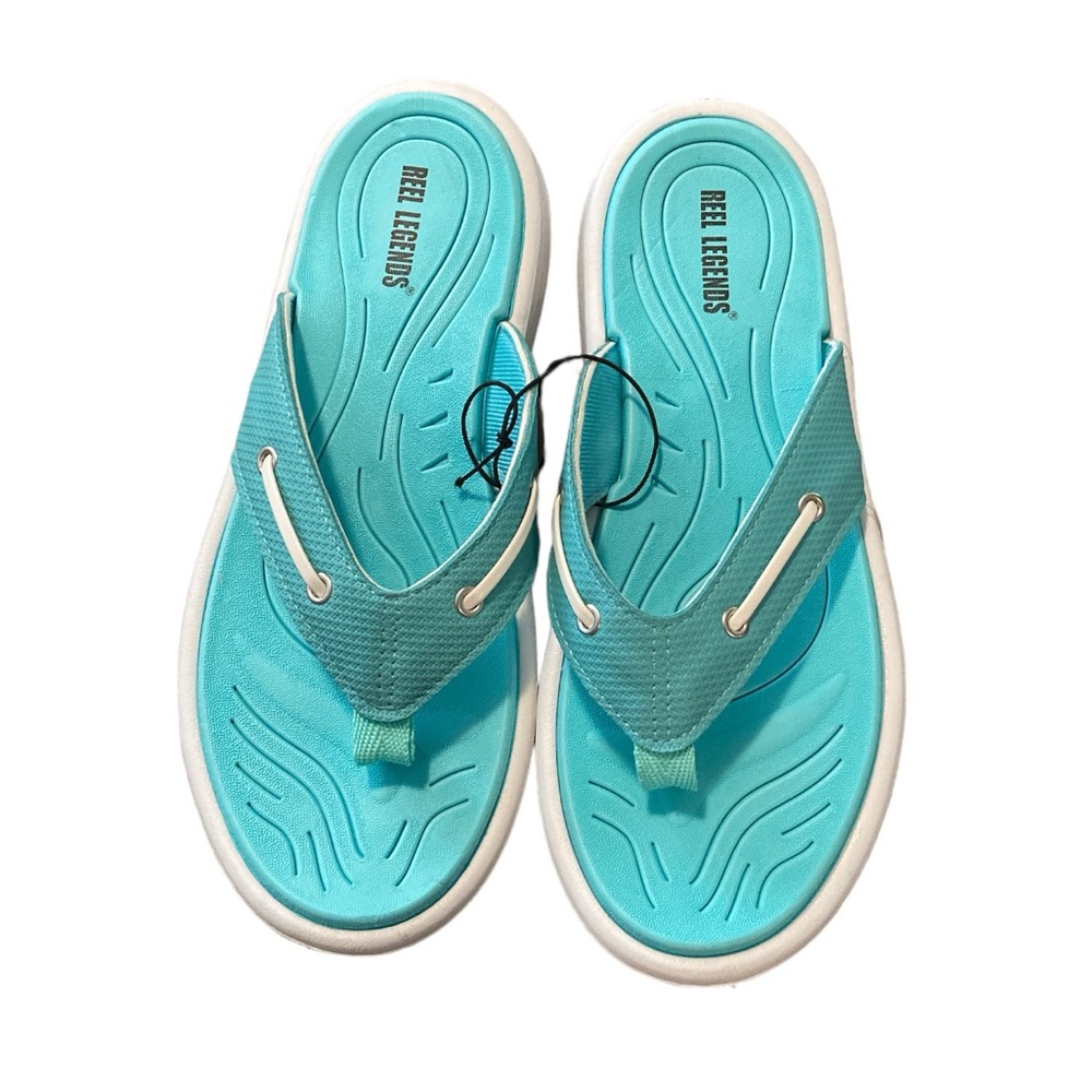 Reel Legends Nautical III Flip Flops Sandals - Picture 12 of 12